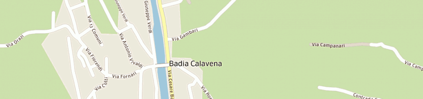 Mappa della impresa spada gino a BADIA CALAVENA