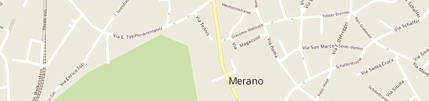 Mappa della impresa ristorante oriente a MERANO