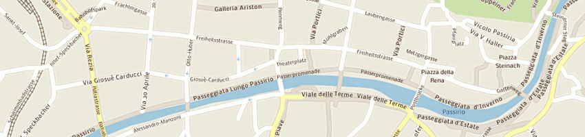 Mappa della impresa hotel aurora a MERANO