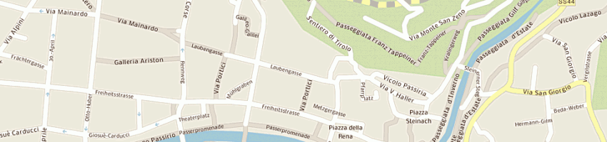 Mappa della impresa zitt spa - zitt ag a MERANO