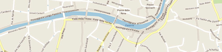 Mappa della impresa poste italiane spa a MERANO