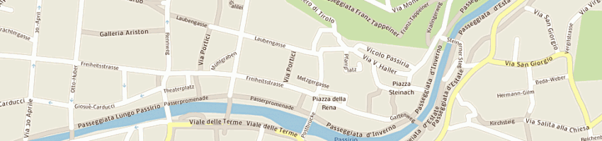 Mappa della impresa f e m pizza srl a MERANO