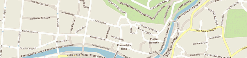 Mappa della impresa nova a MERANO