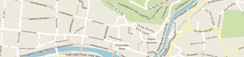 Mappa della impresa aera a MERANO