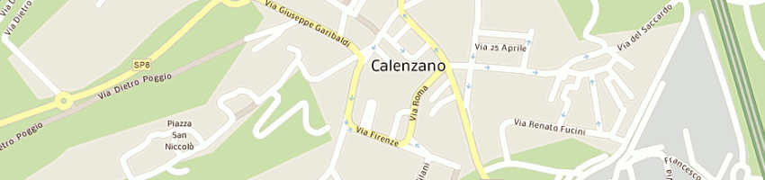 Mappa della impresa total a CALENZANO