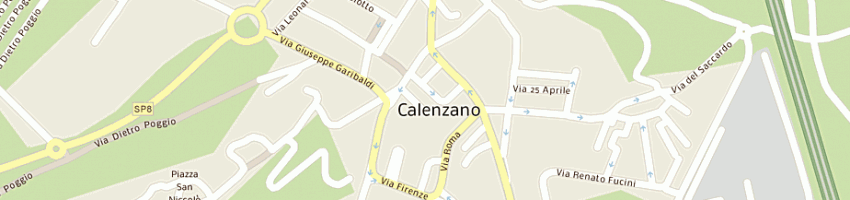 Mappa della impresa comune di calenzano a CALENZANO