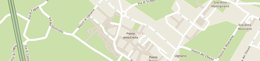 Mappa della impresa comune di firenze direzione corpo polizia municipale a FIRENZE