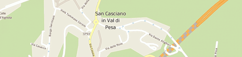 Mappa della impresa gmc intaglio e arredo di crini matteo a SAN CASCIANO IN VAL DI PESA