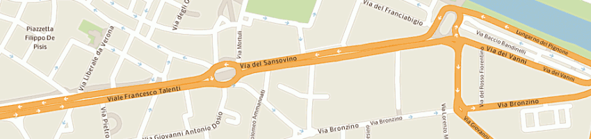 Mappa della impresa autovama spa a FIRENZE