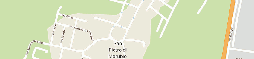 Mappa della impresa padovani fausto a SAN PIETRO DI MORUBIO