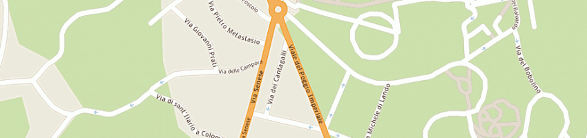 Mappa della impresa planning agency di franco lunetti a FIRENZE