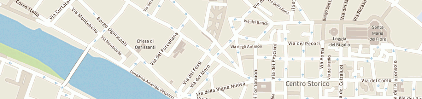 Mappa della impresa bar lanaia vincenzo a FIRENZE