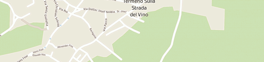 Mappa della impresa piscina pubblica a TERMENO SULLA STRADA DEL VINO TRAMIN AN DER WEINSTRASSE