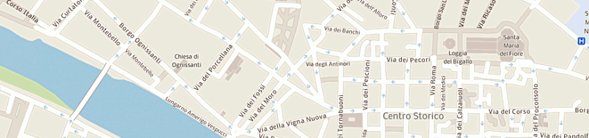 Mappa della impresa garage sole sas di bellini alberto e c a FIRENZE