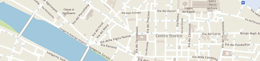 Mappa della impresa parody sas a FIRENZE