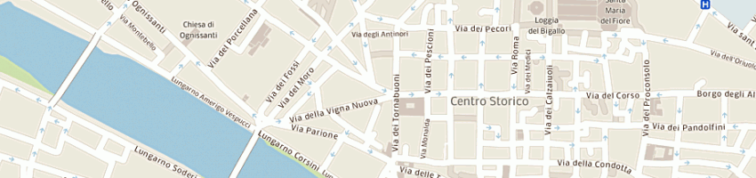 Mappa della impresa venturi giorgio a FIRENZE