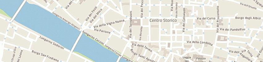 Mappa della impresa la boutique di s trinita srl a FIRENZE