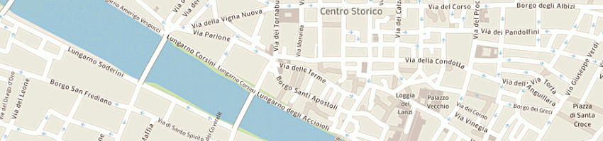 Mappa della impresa garage delle terme a FIRENZE