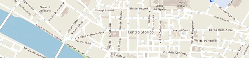 Mappa della impresa poggi ugo a FIRENZE