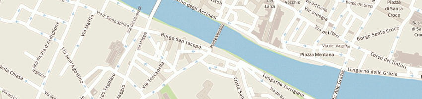 Mappa della impresa bar ponte vecchio a FIRENZE