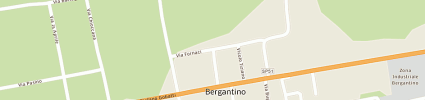 Mappa della impresa bianchi roberto a BERGANTINO