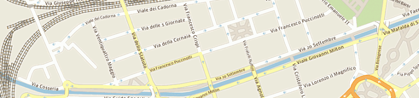 Mappa della impresa calderani chiara a FIRENZE