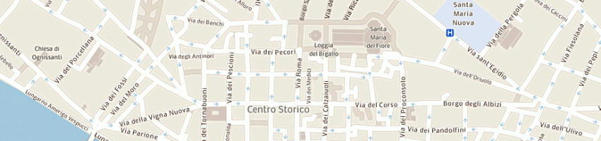 Mappa della impresa cresti renato e c (srl) a FIRENZE