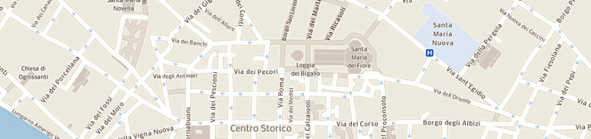 Mappa della impresa carli srl a FIRENZE