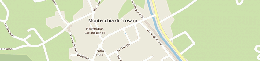 Mappa della impresa assinet srl a MONTECCHIA DI CROSARA