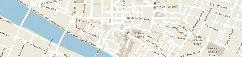 Mappa della impresa bar rivoire (srl) a FIRENZE