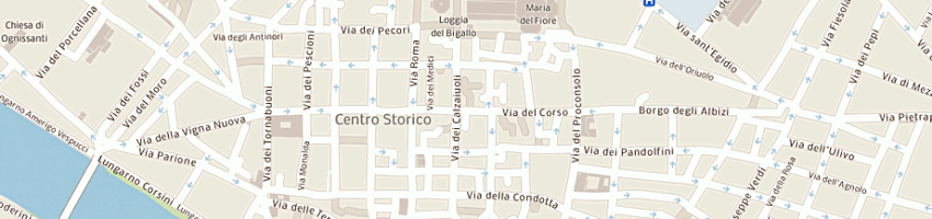 Mappa della impresa biffoli shop - srl a FIRENZE