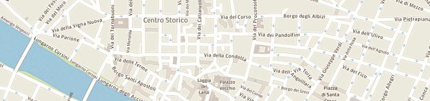 Mappa della impresa rinaldi daniela a FIRENZE