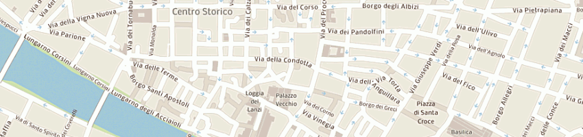 Mappa della impresa frescobaldi wine bar srl a FIRENZE