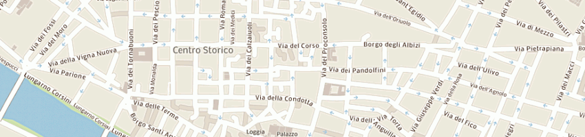 Mappa della impresa ristorante da pennello a FIRENZE