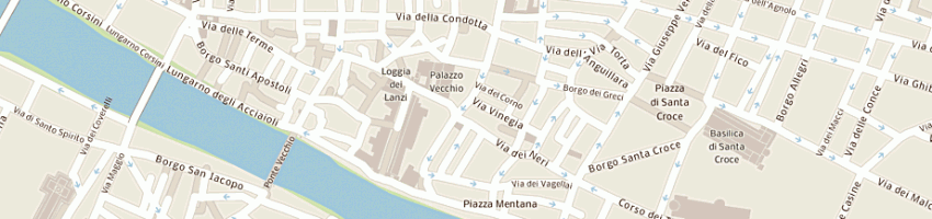 Mappa della impresa ristorante montecatini srl a FIRENZE