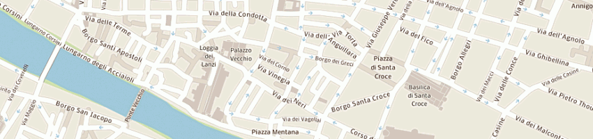 Mappa della impresa trattoria i' che' c'e' c'e' a FIRENZE