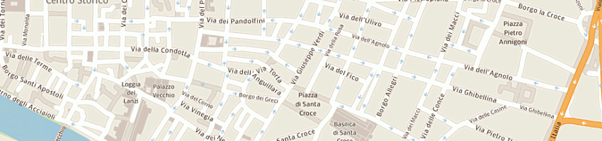 Mappa della impresa ristorante la maremma a FIRENZE