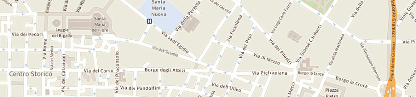 Mappa della impresa mazzanti clarissa a FIRENZE