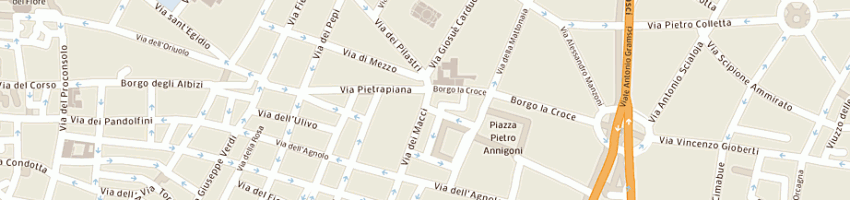 Mappa della impresa pizzicheria lombardi a FIRENZE