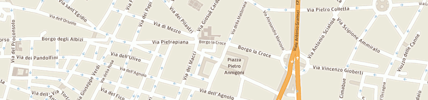 Mappa della impresa area cinquantanove srl a FIRENZE