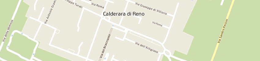 Mappa della impresa bullo roberto a CALDERARA DI RENO