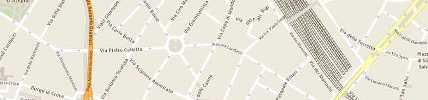 Mappa della impresa bi auto srl a FIRENZE