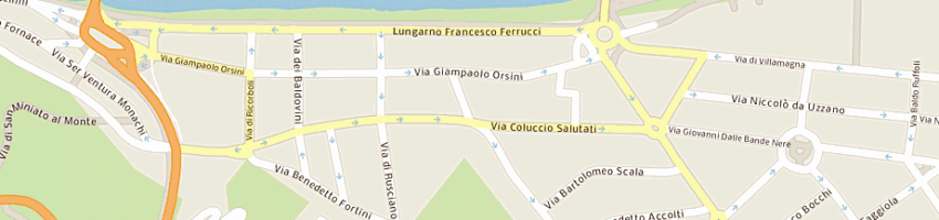 Mappa della impresa trattoria da beppino a FIRENZE