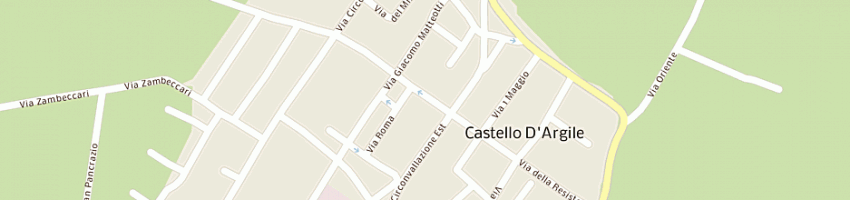 Mappa della impresa municipio a CASTELLO D ARGILE