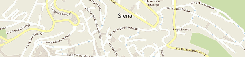 Mappa della impresa agenzia sirio sas a SIENA