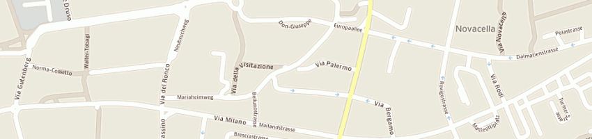 Mappa della impresa da col felice a BOLZANO