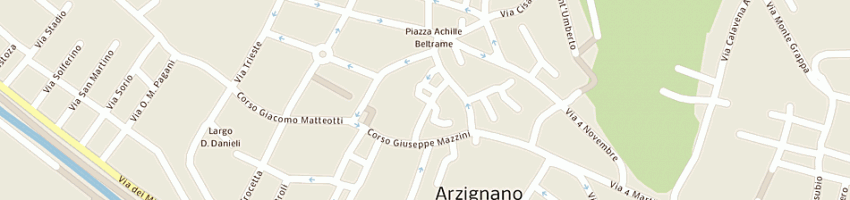 Mappa della impresa studio dati (srl) a ARZIGNANO