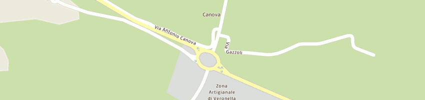 Mappa della impresa pazzon luigi a VERONELLA