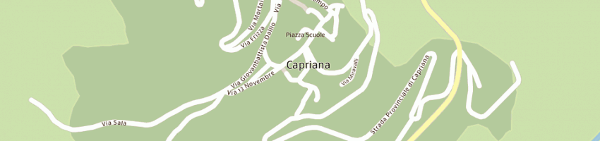 Mappa della impresa scuola elementare a CAPRIANA