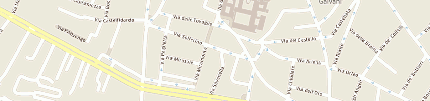 Mappa della impresa solferino a BOLOGNA